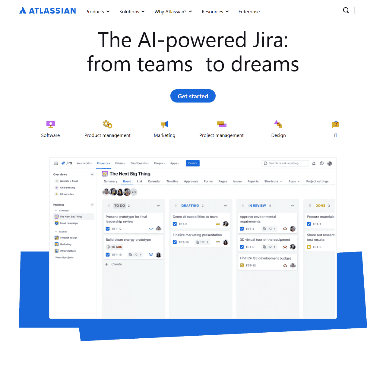 Collaboration software for software, IT and business teams