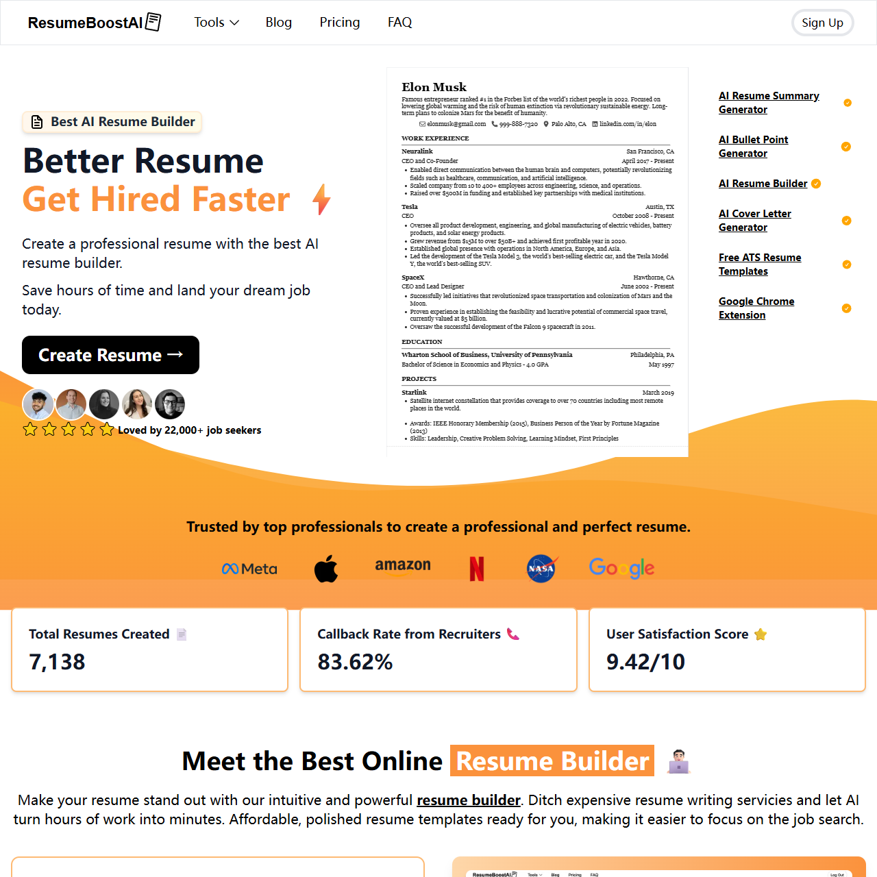 ResumeBoostAI: Free AI Resume Builder